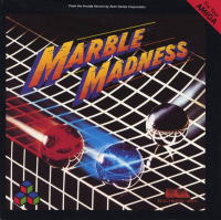 Marble Madness Amiga US box art
